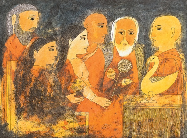 Badri Narayan, Homage to the Hansa , 1980