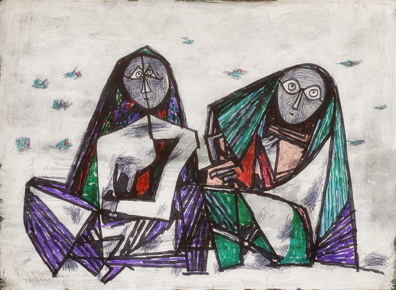 K S Kulkarni, Two Women , 1970s