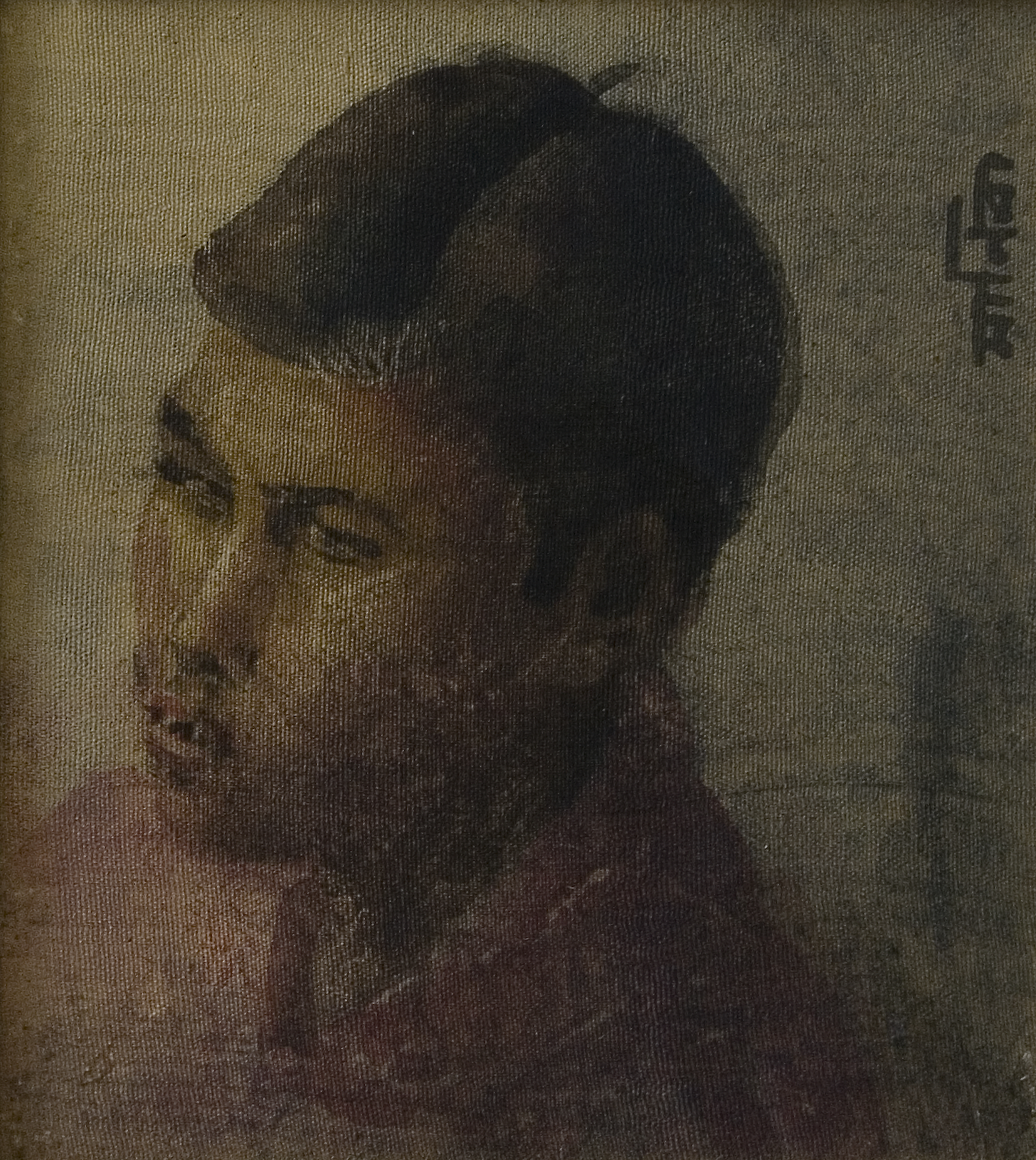 Maniklal Banerjee, Portrait Study, 1960s