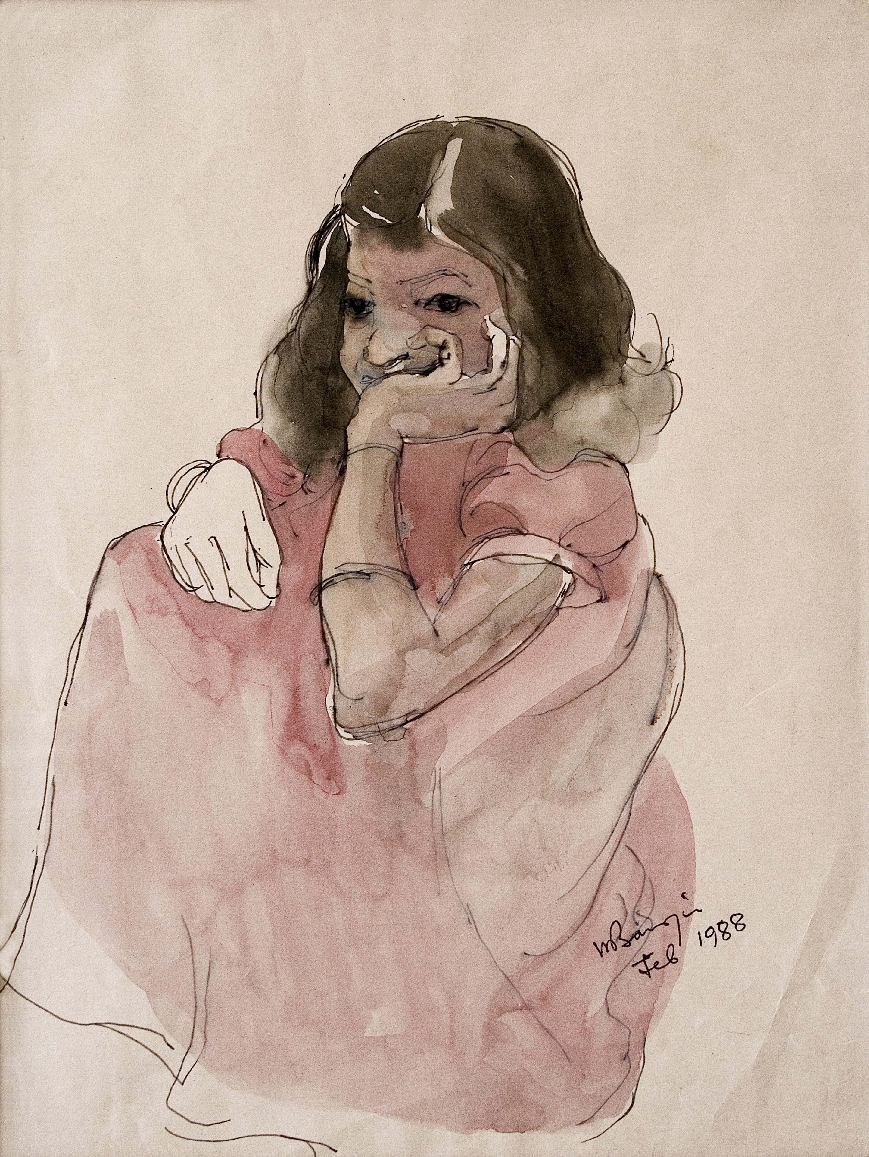 Maniklal Banerjee, Untitled (Girl), 1998
