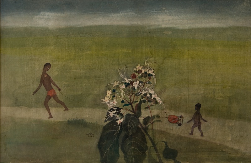 Maniklal Banerjee, Children at Play, 1994