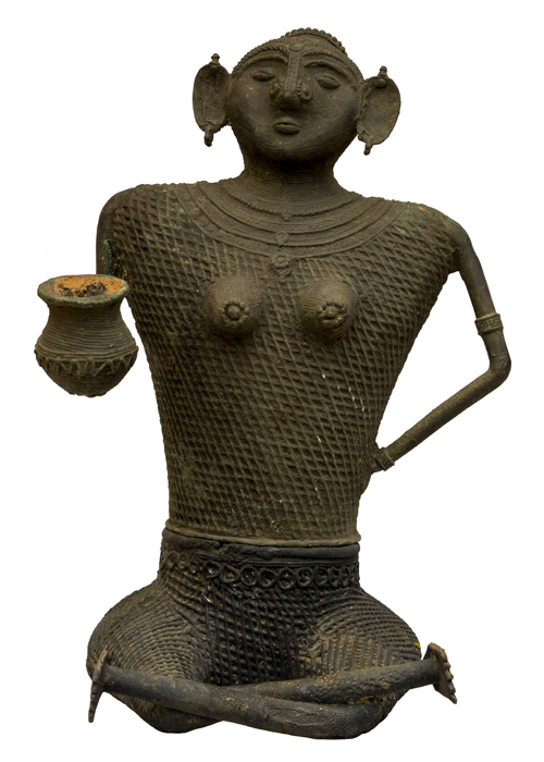 Kondh Bronzes, Woman with Pot, 