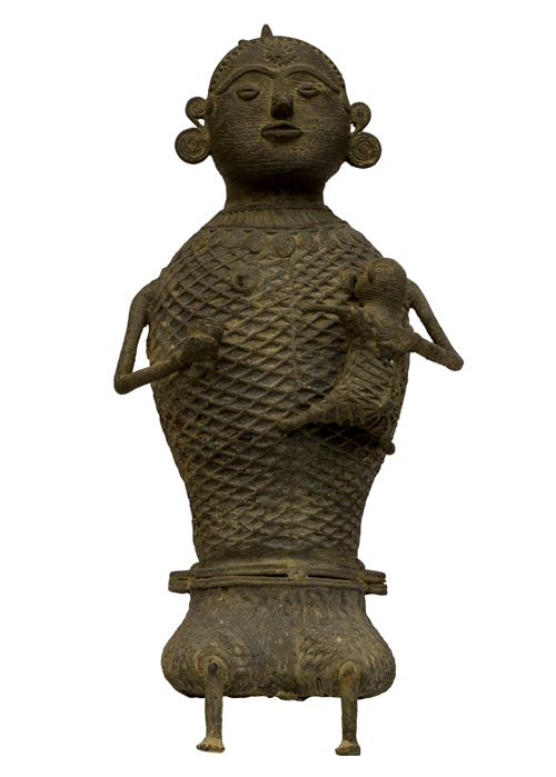 Kondh Bronzes, Mother and Child , 