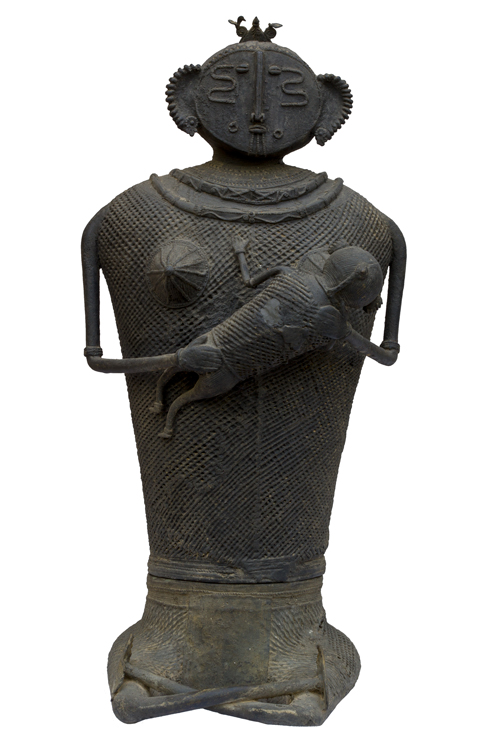 Kondh Bronzes, Mother and Child , 