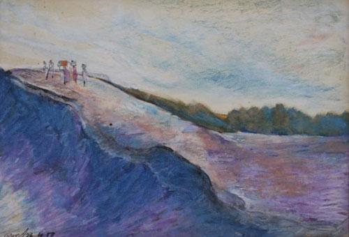 Last vestiges of landscape painting  