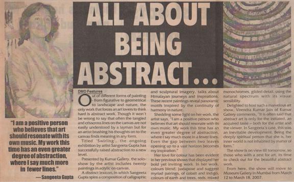 All About Being Abstract