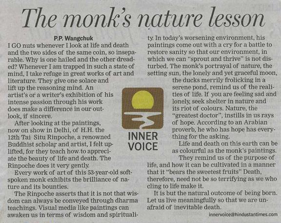 The Monk's Nature Lesson