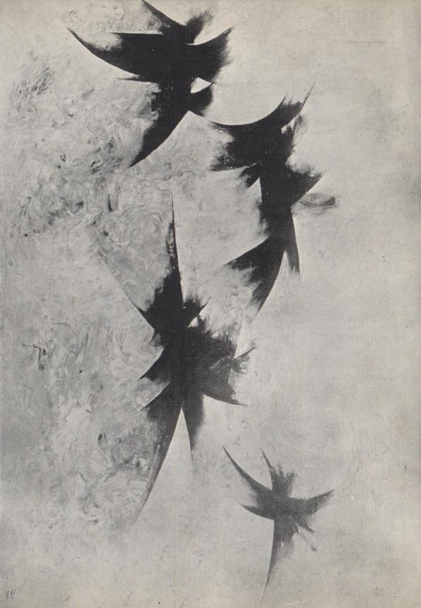 G. R. Santosh. Ecstasy, 1960. Exhibited in his 1961 show at Kumar Gallery, New Delhi, and at 1962 Galleyr Mayer, New York